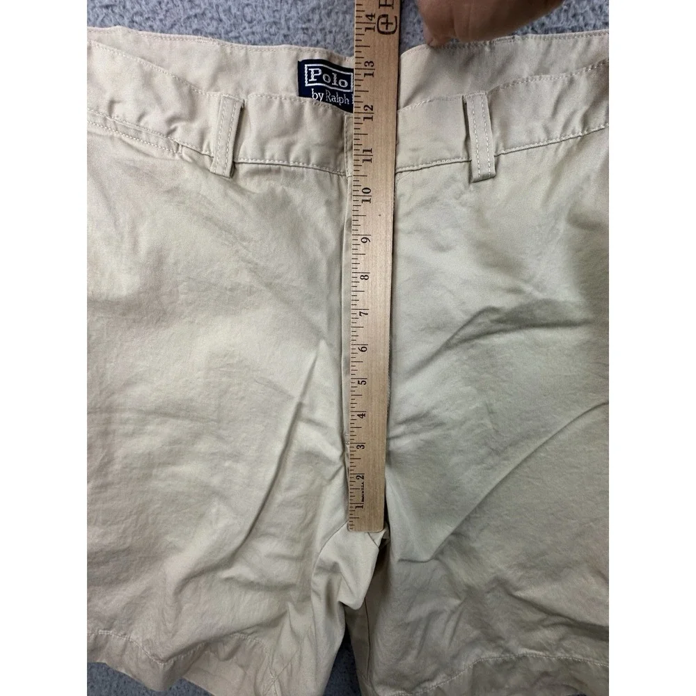 VTG Polo Ralph Lauren Chino Shorts Mens 35 Beige 9